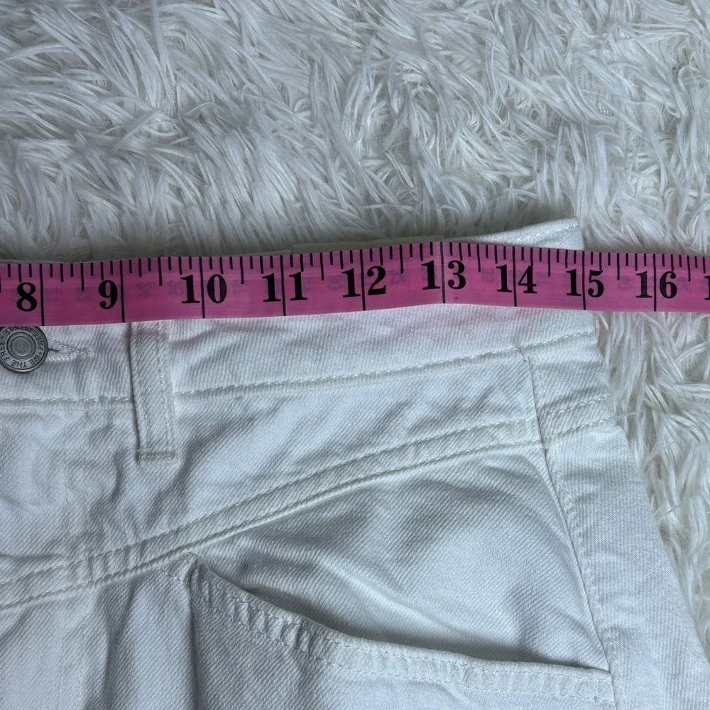 We The Free Come As You Are White Denim Western Boho Maxi Skirt - Picture 11 of 12